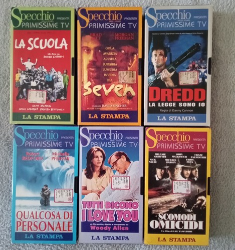 Lotto stock blocco vhs - lotto,