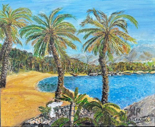 Quadro olio tela - su,