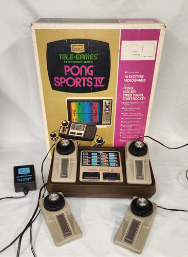Sears telegames pong sports - telegames, iv