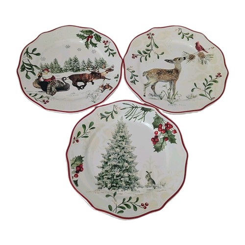 Set piatti winter forest - 3,