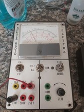TESTER SCUOLA RADIO ELETTRA CA-CC 1000 OHM FUNZIONANTE PERFETTAMENTE.