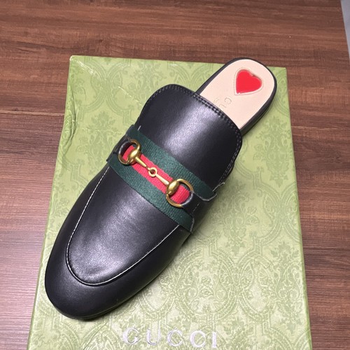 Gucci mocassino slip nero - gucci,