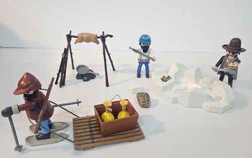 Playmobil campamento minero - campamento,