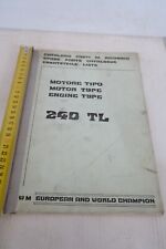 Motore SWM 240 TL catalogo parti di ricambio cross epoca