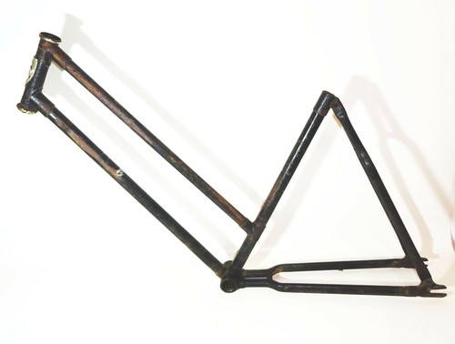 Vecchio telaio bici carica - vecchio,