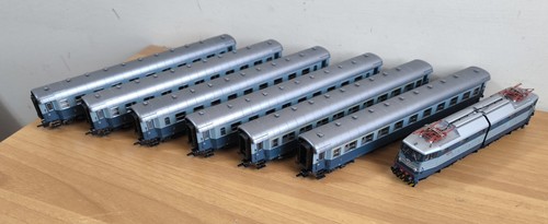 Kit rivarossi treno azzurro - treno,