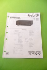 Manuale di servizio per Sony
