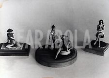 Foto Vintage Donne statuine artistiche erotiche anni 90 stampa 20x25 cm