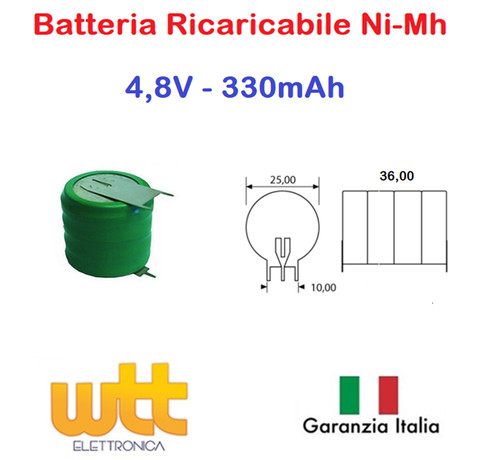 Batteria ricaricabile mh - batteria, ni-mh