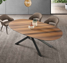 TAVOLO FISSO RON OVALE 200x100