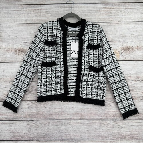 Giacca zara boucle con - giacca, perline