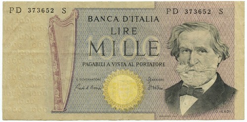 1000 lire errore medusa - 1000, "medusa