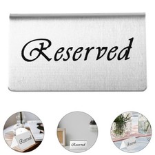  4 Pezzi Insegna Riservata