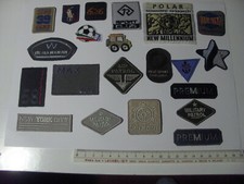 Lotto toppe patch 21 pz. da recupero catalogo collezione 2 / 7 cm TERMOADESIVE