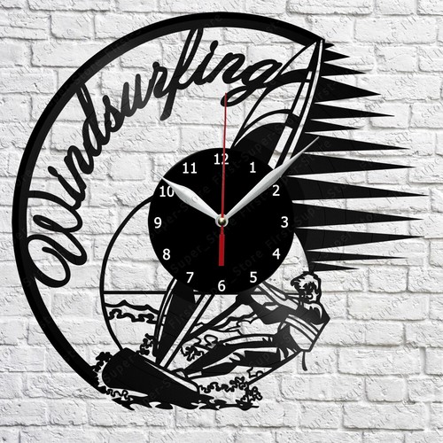 Windsurf vinile disco orologio - disco,
