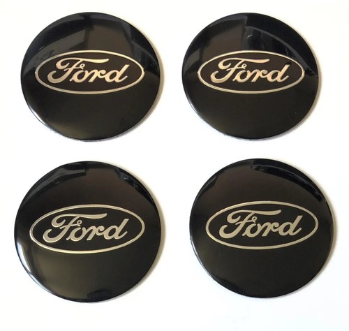 Adesivi coprimozzo ford neri - adesivi,