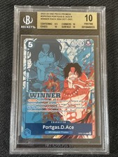 One Piece BGS 10 PORTGAS.D.ACE OP07-053 - ENG ENGLISH WINNER
