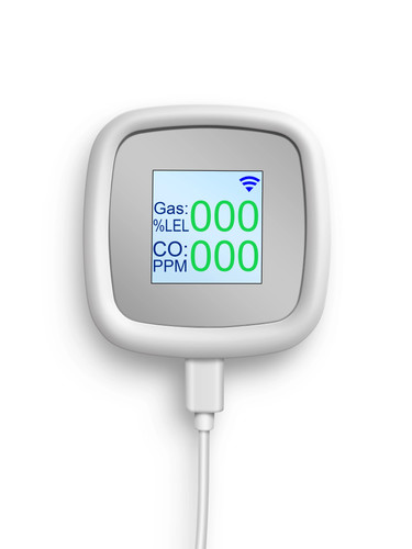 Allarme gas rilevatore co - rilevatore,