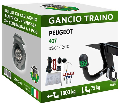 Gancio fisso peugeot 407 - peugeot,