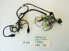 Impianto elettrico cruscotto faro Guzzi 250 TS treccia cablaggio