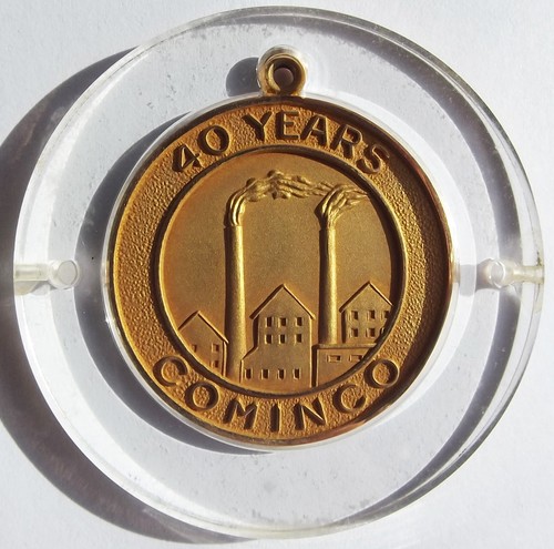 Cominco medaglia oro - cominco, d'oro