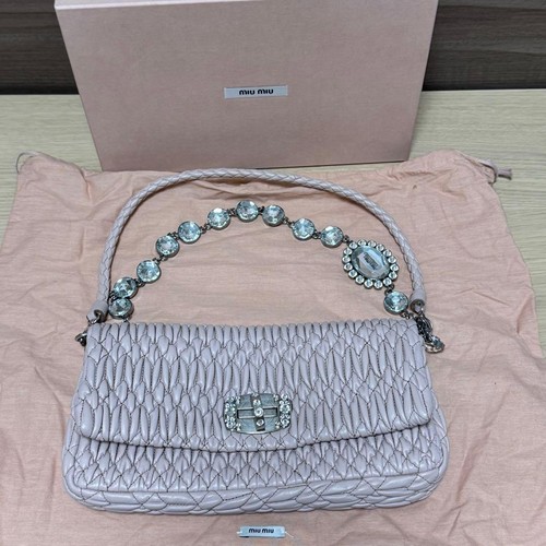 Borsa miu rosa trapuntata - borsa,