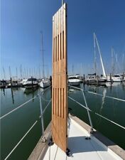 Passerella fissa in listelli di Larice per barca