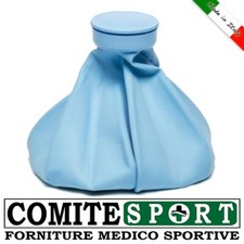 BORSA PER GHIACCIO IN TELA / TESSUTO GOMMATO (Misura 28 Cm) CON TAPPO A VITE