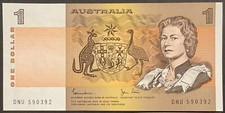 1 DOLLAR COMMONWEALTH OF AUSTRALIA 1 DOLLARO BANCONOTA CARTAMONETA