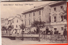 CARTOLINA   CELLE LIGURE  FP NON   VIAGGIATA ANNI 10/20 HOTEL ARECCO AUTO GARAGE