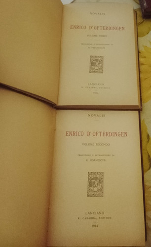Novalis enrico d ofterdingen - novalis,