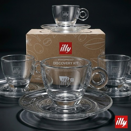 Tazzine vetro espresso illy - 4,
