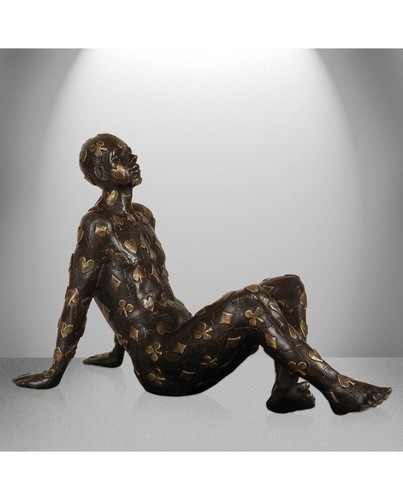 Scultura bronzo con tecnica - scultura, in