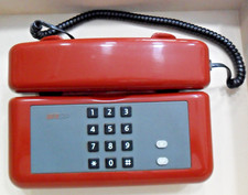 Telefono Fisso Vintage SIRIO SIP anni 80 90 ROSSO USATO FUNZIONANTE