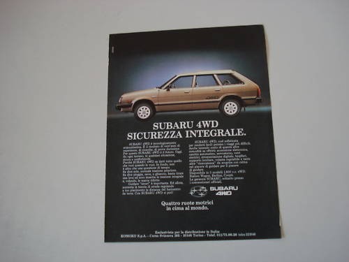 Advertising pubblicità 1983 - advertising,