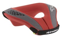 Protezione cross collo bambino Alpinestars Sequence youth neck roll black red
