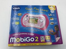 🌟Nuovo sistema palmare VTech rosa MobiGo 2 Touch Learning nuovo🌟