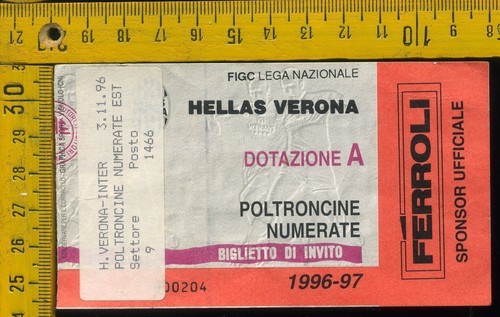 Biclietto calcio hellas - biclietto,