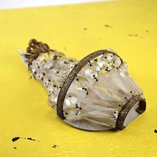 Applique vintage in metallo e vetro stile Maria Teresa