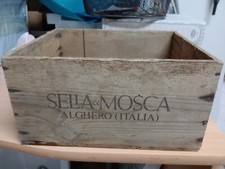 ALGHERO SELLA & MOSCA cassetta in legno per vini Tanca Farrà