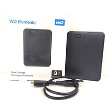 WD Elements 3TB - HARD DISK ESTERNO - USB 3.0 2.5" Condizione: buono