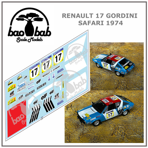 Calcas renault 17 gordini - calcas,