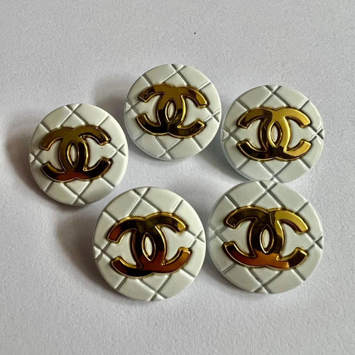 Oro bianco set bottoni 20 - bianco,
