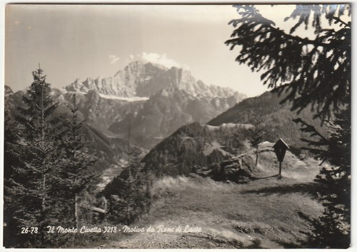 Monte civetta motivo da - monte,