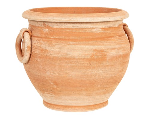 Vaso orcio terracotta fatto - vaso,
