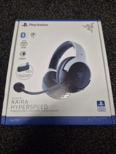 Razer Kaira HyperSpeed - Cuffie da gioco wireless bianche con licenza PlayStation