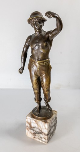 Antico bronzo francese - di, un