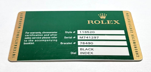 Rolex daytona 116520 - rolex,