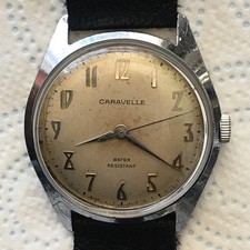 Orologio da polso uomo 70' M9 Caravelle meccanico 11DP 7j Japan funzionante non revisionato