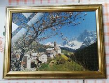 QUADRO "Paesaggio" in Tasselli di Puzzle 43x58 (35x50)